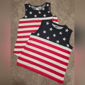 Old Navy Americana Tanks - Women's SMALL & Women's X-SMALL TALL